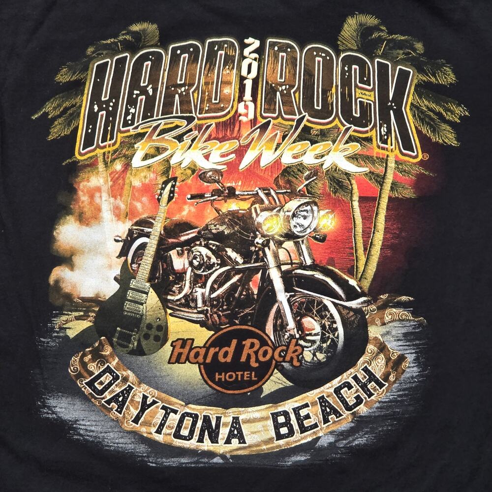 Hard Rock Limited Edition Bike Week Daytona Beach FL Short Sleeve Graphic Shirt